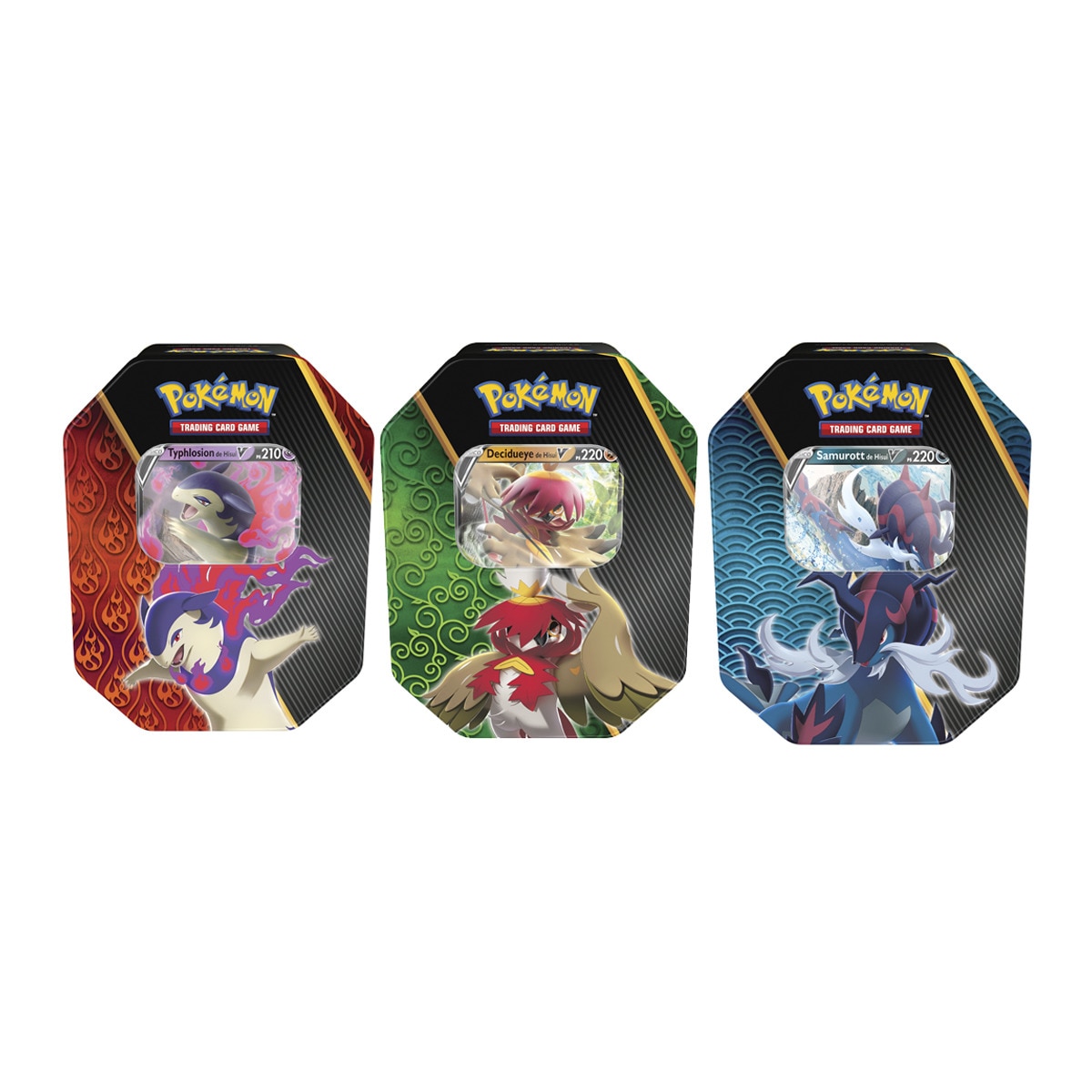 BANDAI - Lata Coleccionable Juego De Cartas Pokémon V Tins TCG JCC