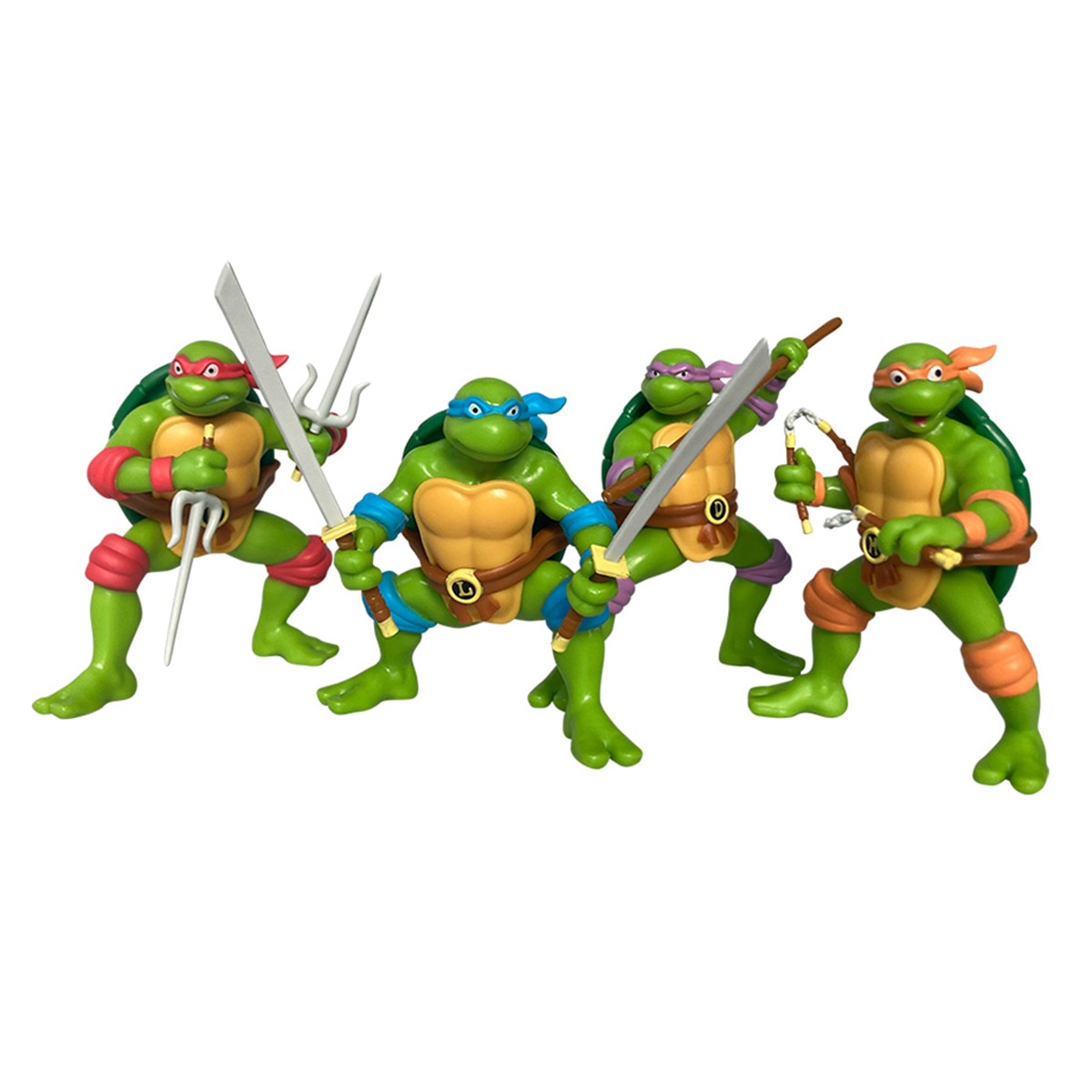 Comansi - Set 4 figuras Tortugas Ninja Retro Comansi.