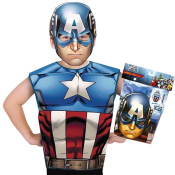 Disfraz Capitán América Partytime Para Niño