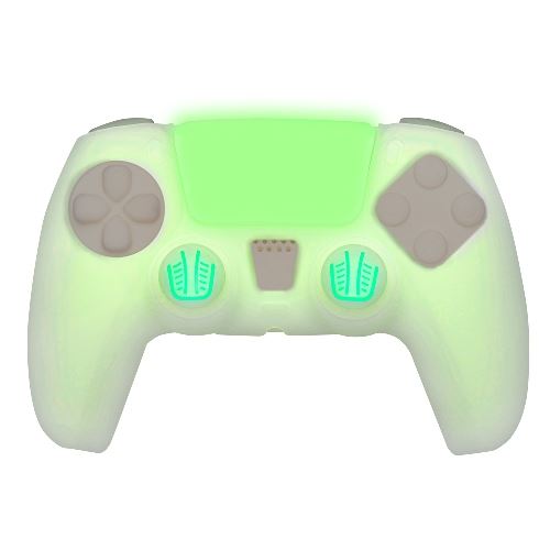 Funda + Grips FR-TEC Glow in the dark fluorescente para Mando DualSense PS5