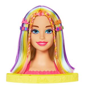 Barbie - Totally Hair Cabeza Para Peinar Rubia Color Reveal
