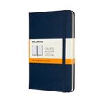 Cuaderno Moleskine Classic mediano raya tapa dura azul zafiro