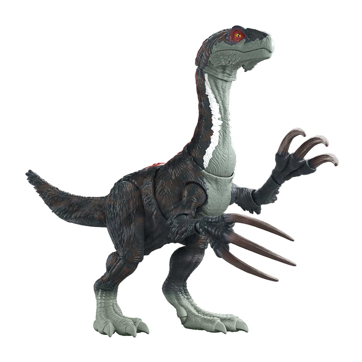Jurassic World - Figura De  Dinosaurio Therizinosaurus Escapista Con Sonido Dino Escape