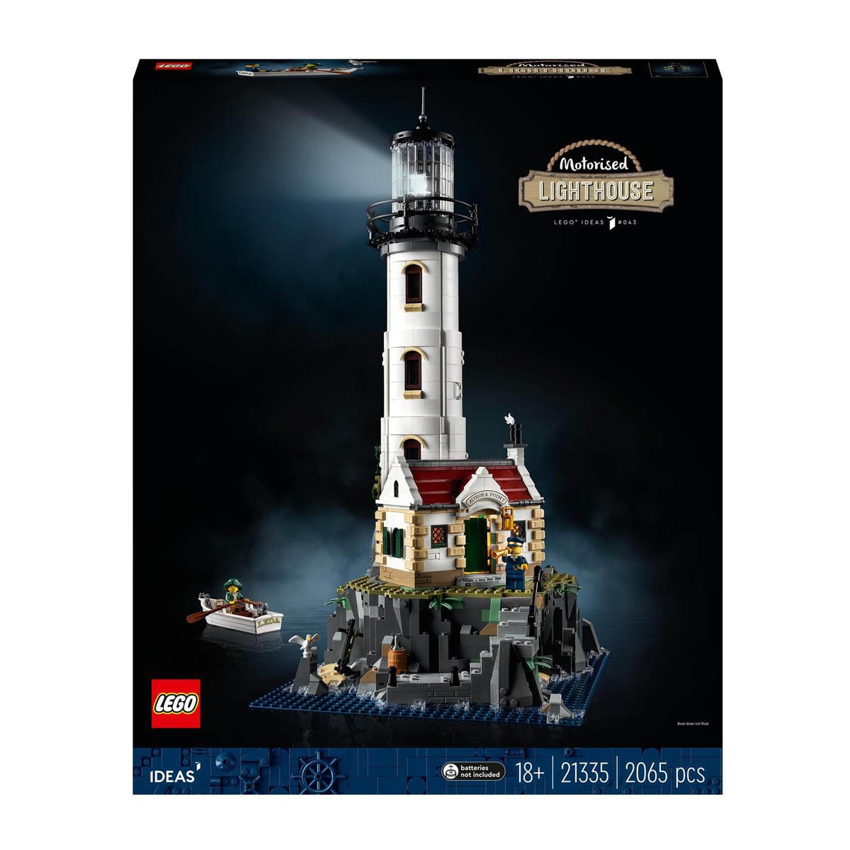 LEGO - De Construcción Gran Faro Motorizado Con Luces Ideas