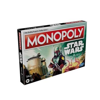 Star Wars Boba Fett Disney Monopoly Juego De Mesa Versión Inglés
