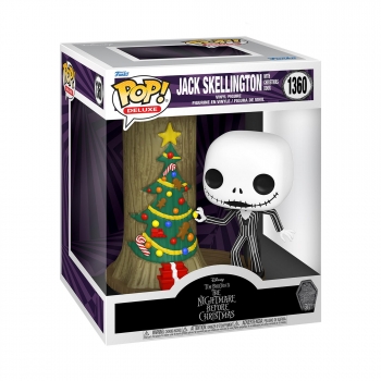 Figura Funko Pop Deluxe Tnbc 30Th Jack Skellington With Christmas Door