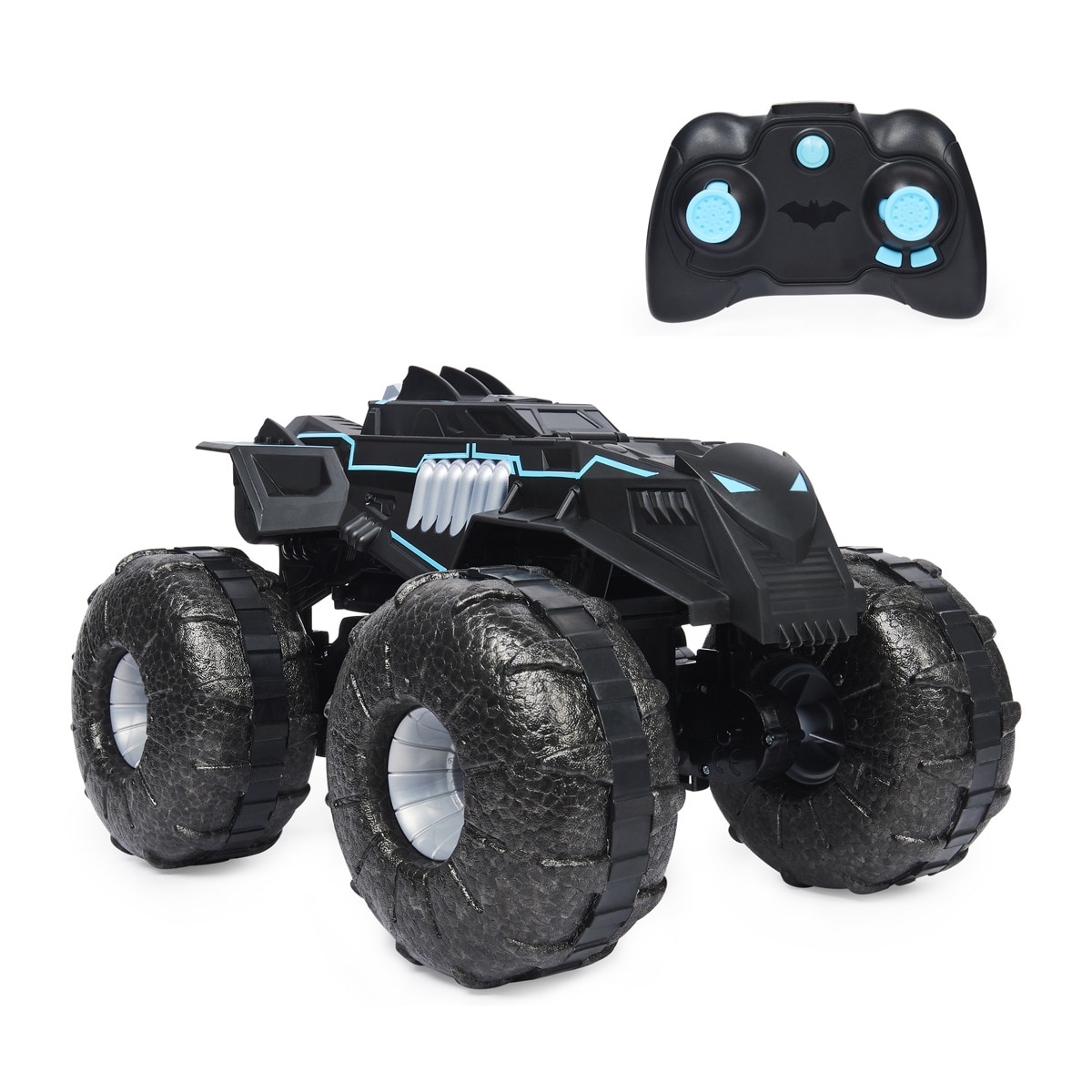 Spin Master - Vehículo Radio Control Todoterreno All Terrain Batmobile Batman DC Comics