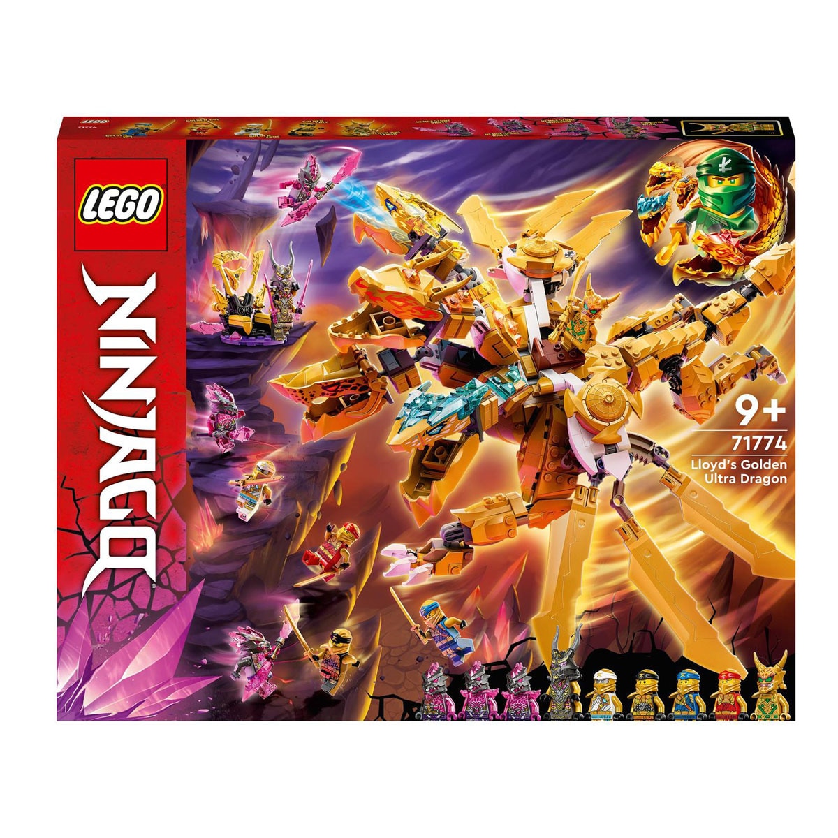 LEGO - Ultradragón Dorado De Lloyd Ninjago