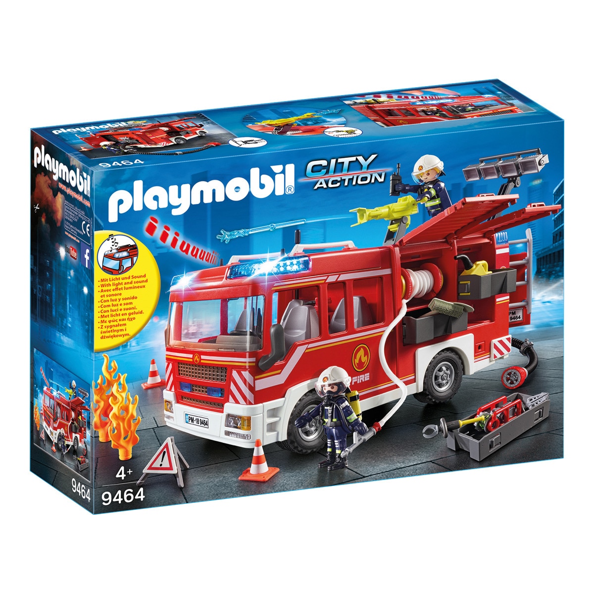 Playmobil - Camión De Bomberos City Action