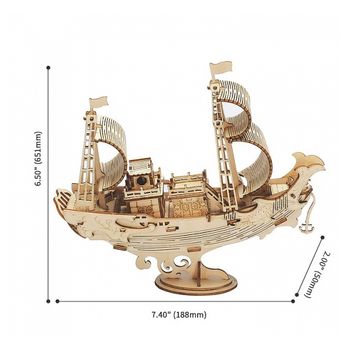 Maqueta De Madera Barco Diplomático Japonés