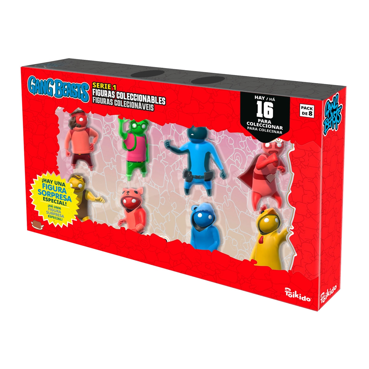 Bizak - Gang Beasts - Pack 8 En Caja Deluxe