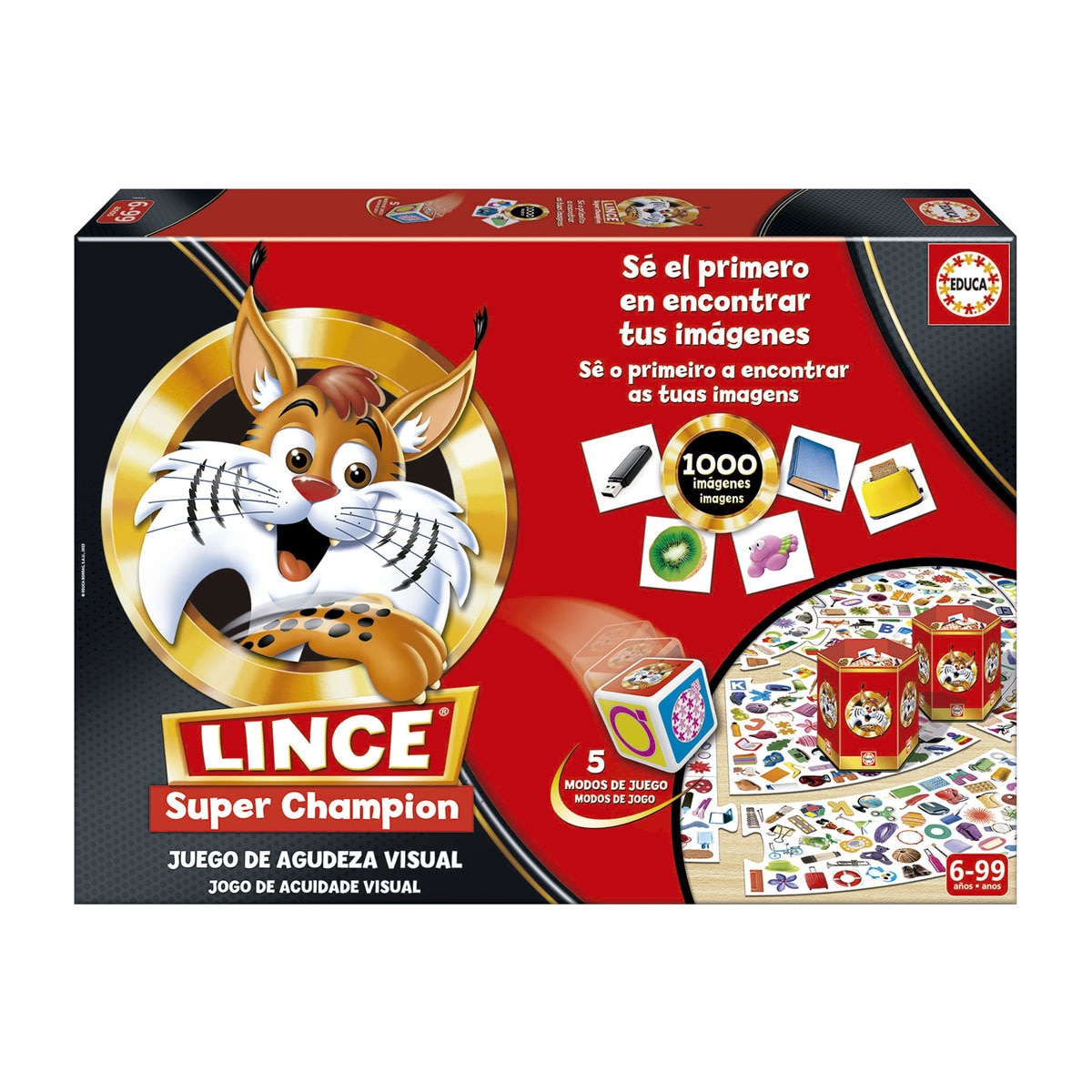 Educa Borrás - Lince Super Champion 1000 Imágenes