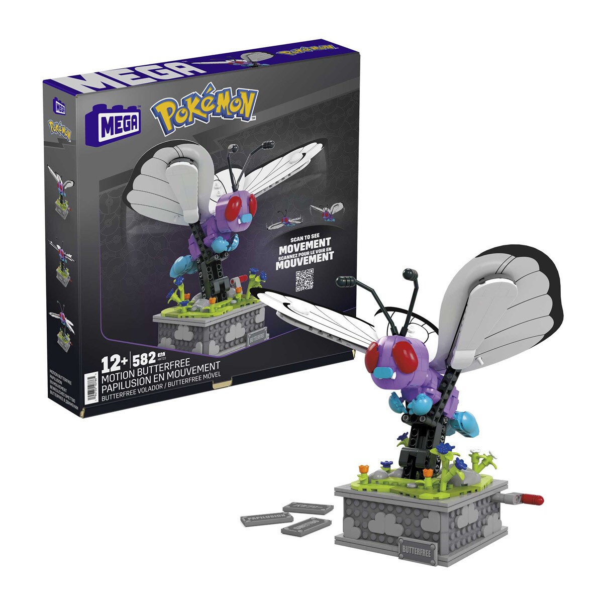 Mega Construx - Bloques De Construcción Pokémon Motion Butterfree