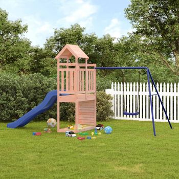 Parque Infantil De Exterior Madera Maciza Douglas