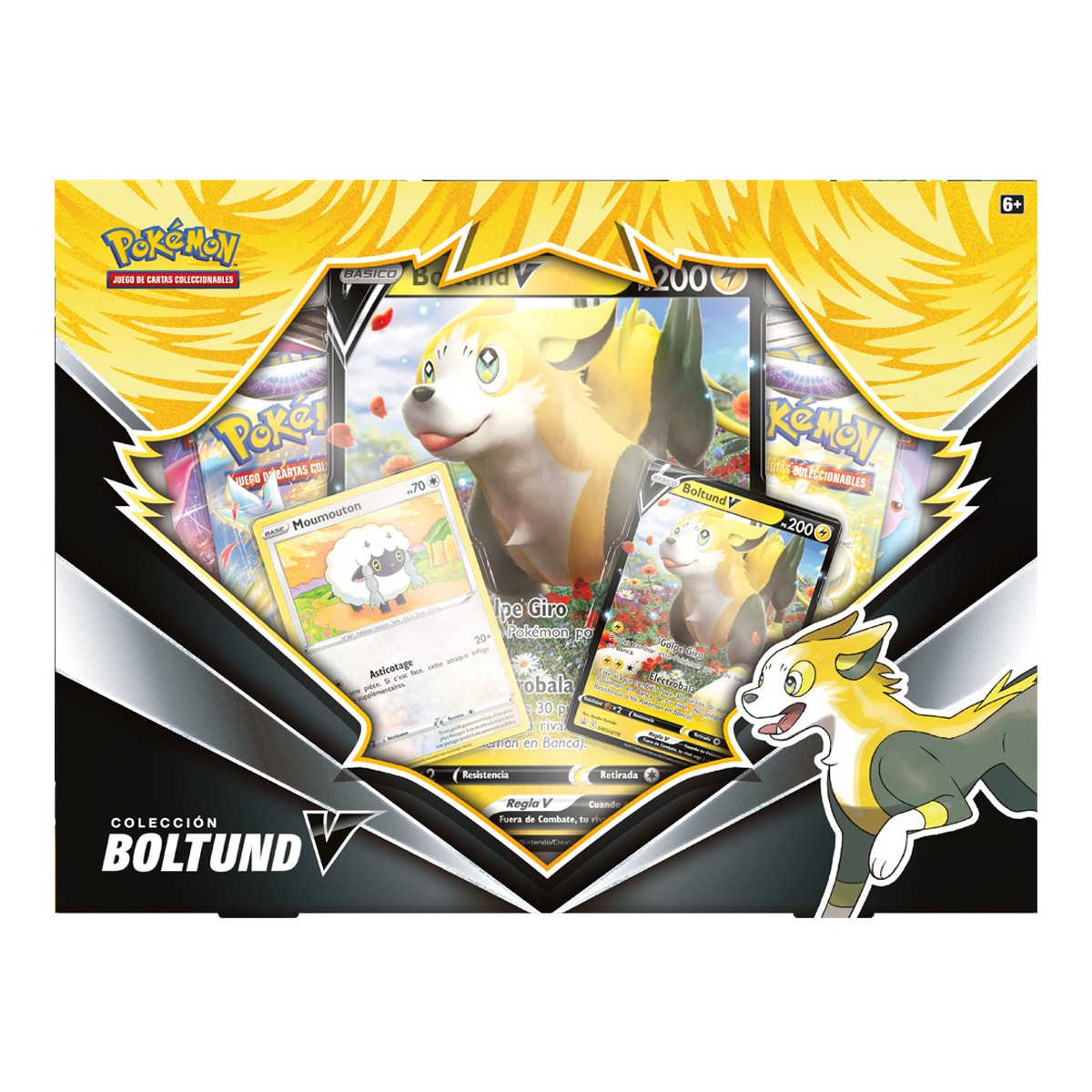 BANDAI - Caja Cartas Coleccionables Pokémon Colección Boltund V Box TCG JCC