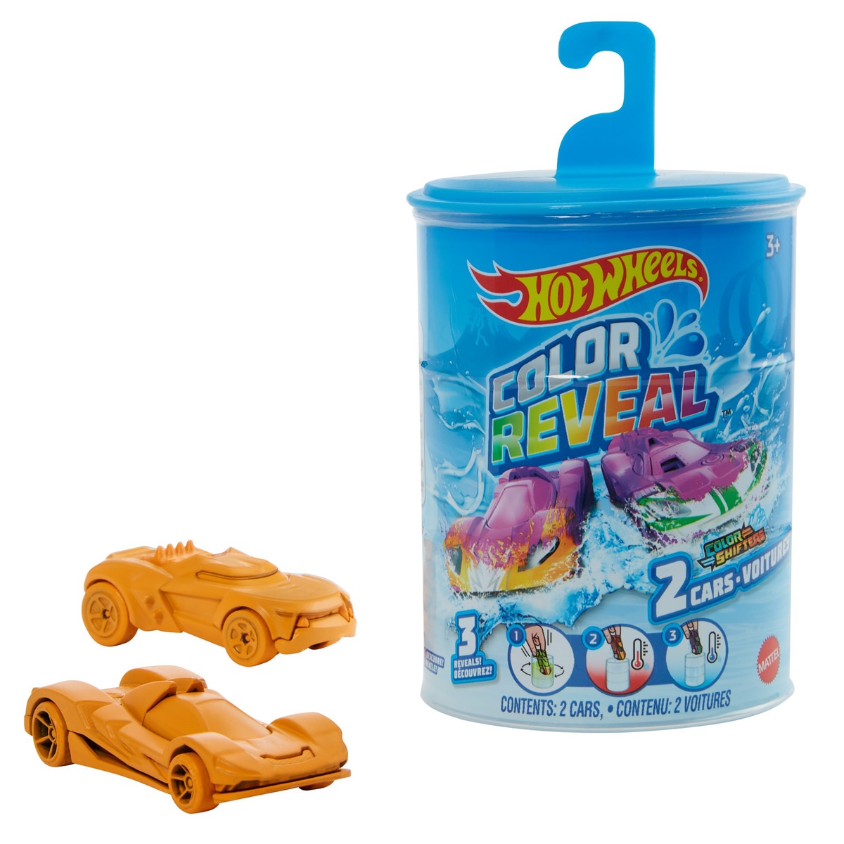 Hot Wheels - Coche De Que Cambia De Color Con El Agua Modelo Surtido Color Reveal