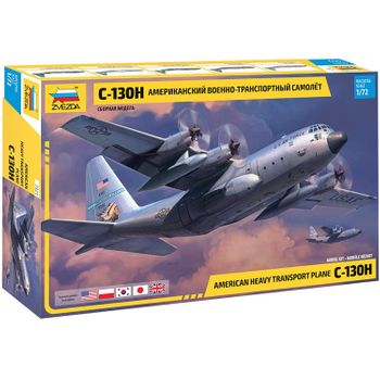 Zvezda 7321 - Maqueta C-130 H, Avión De Transporte Pesado. Escala 1/72