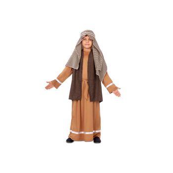 Disfraz San José Pañuelo Cabeza, Cordón,túnica, Abrigo Y Cinturón Talla 7-9 Y (viving Costumes - 207890)