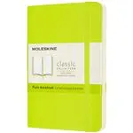 Cuaderno Moleskine Classic pocket lisa tapa blanda verde limón
