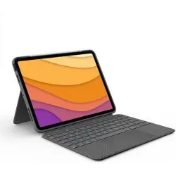 Funda con teclado Logitech Combo Touch Gris para iPad Air 10,9''