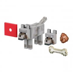 Mattel - Figura de acción con accesorios Lobo Diamond Level Minecraft modelo surtido Mattel.