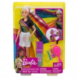 Muñeca Barbie Pelo Arcoiris