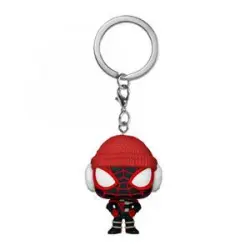 Spider-man - Miles Morales (vestido de invierno) - Llavero Funko Pocket POP!