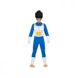 Viving- Disfraz Vegeta M (camiseta, Chaleco, Pantalón, guantes Y Cubrebotas) (230316) (viving Costumes)