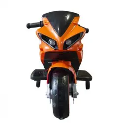 B39330 Moto Eléctrica Infantil De Pedal Arrow 6v 4ah Control Luces Y Sonidos | Naranja