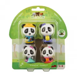 Klorofil - Familia Panda Set De 4