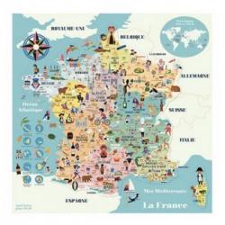 Vilac Mapa Magnético De Francia