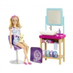 Barbie - Muñeca Y Spa Mascarilla Brillante