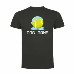 Camiseta hombre "Dog game" color Gris