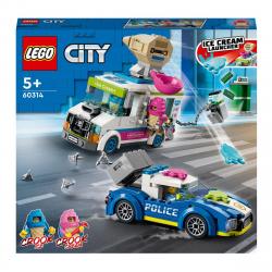 LEGO - Persecución Policial Del Camión De Los Helados, Set De Construcción Con 2 Coches De  Y Mini Figuras, City Police