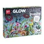 Puzzle Apli Glow in the Dark Flores 204 piezas