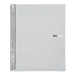 Cuaderno A4 microperforado Miquelrius cuadrícula 5 mm Gris