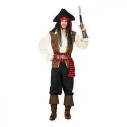 Disfraz De Pirata Marrón Para Hombre