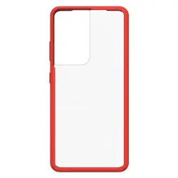 Funda Otterbox React Transparente/Rojo para Galaxy S21 Ultra