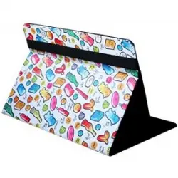 Funda SilverHT Cool Candy Puntos azules para tablet 9-11''