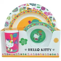 Hello Kitty Juego De Comida Infantil: Plato, Cuenco Y Vaso Fun House