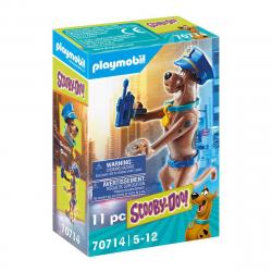 Playmobil - Figura Coleccionable Policía Scooby-Doo!