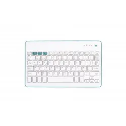 Teclado Bluetooth SilverHT Wireless KB Blanco - Azul