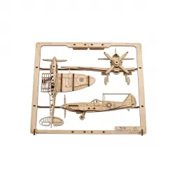 Ugears - Maqueta Puzzle Para Montar Fighter Aircraft 2.5D