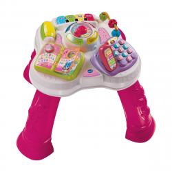 VTech - Mesa De Actividades Parlanchina 2 En 1 Rosa Baby