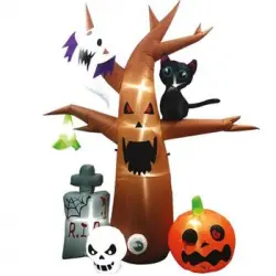 Árbol De Halloween Hinchable Led