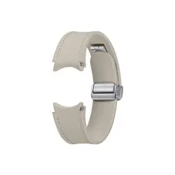 Correa de piel Samsung D-Buckle Hybrid Eco Beige para Galaxy Watch 6 / 6 Classic - Talla S/M