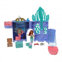 Mattel - Casa De Muñecas Gruta De Ariel Disney Scallop Minis La Sirenita Disney Princess
