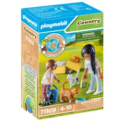 Playmobil - Familia De Gatos Country