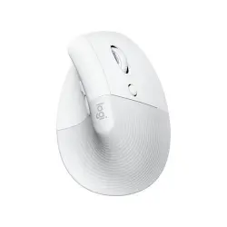 Ratón inalámbrico ergonómico Logitech Lift para Mac Blanco