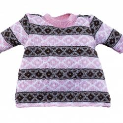 Ropa para muñeco Abacus Vestido lana